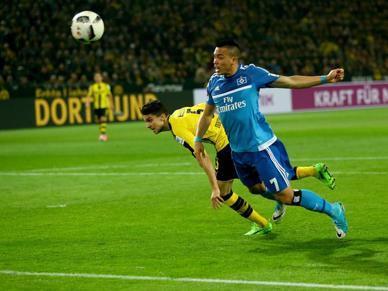 Could Bobby Wood become Dortmund's Plan B? (Photo by Christof Koepsel/Bongarts/Getty Images)