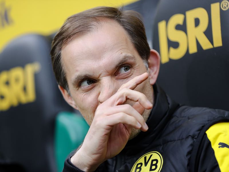 Former Borussia Dortmund head coach Thomas Tuchel is one of the possible replacements for Carlo Ancelotti. (Photo by Maja Hitij/Bongarts/Getty Images)