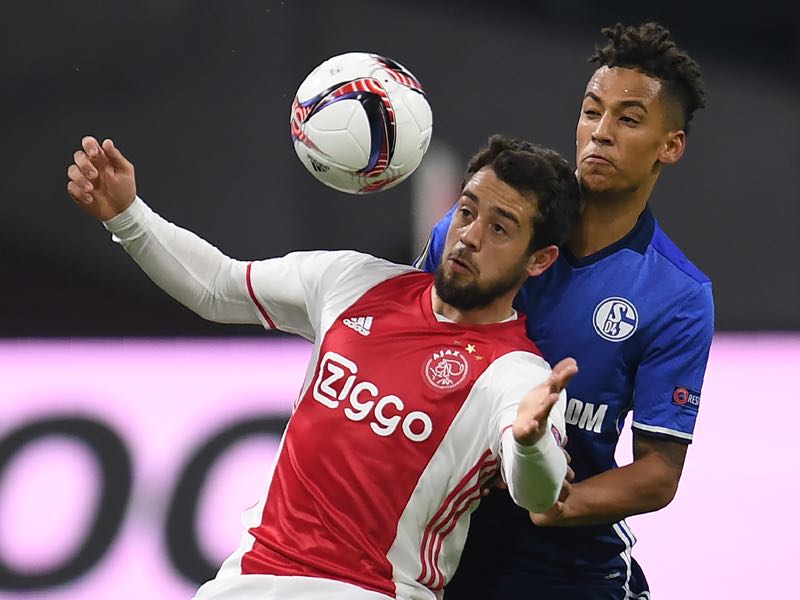 Ajax vs Schalke 04 - Amin Yours was the player of the game. (PATRIK STOLLARZ/AFP/Getty Images)