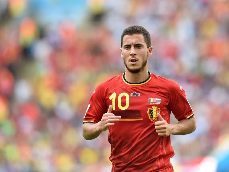 Eden Hazard, here playing for Belgium, is very much Chelsea's key player. (KIRILL KUDRYAVTSEV/AFP/Getty Images)