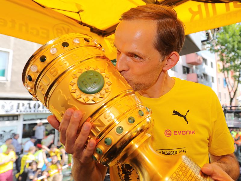 Not even winning the cup could fix the difficult relationship between the management and Tuchel. (Photo by Pool - Getty Images)