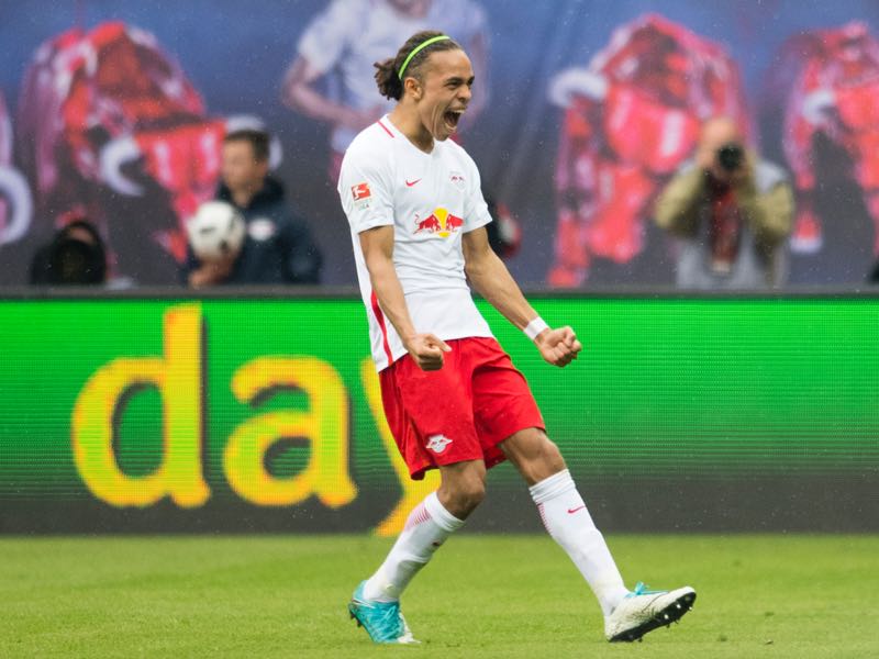 RB Leipzig's Yussuf Poulsen is among the players targeted by Jörg Schmadtke (ROBERT MICHAEL/AFP/Getty Images)