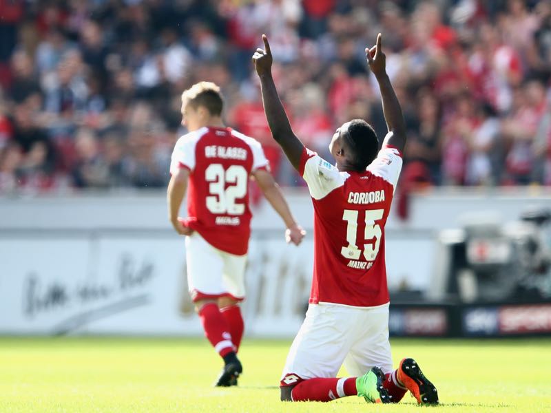 Jhon Córdoba role at Mainz went beyond scoring goals. (Photo by Alex Grimm/Bongarts/Getty Images)