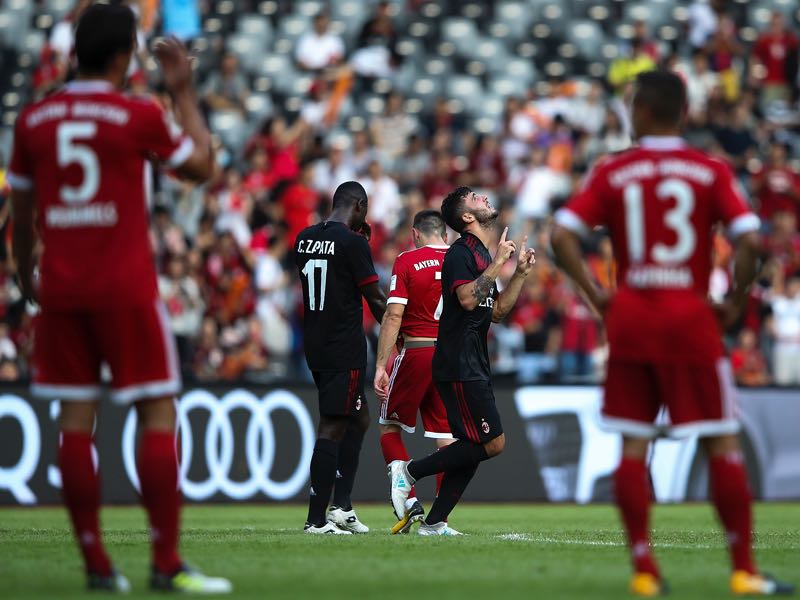 Bayern München were humiliated at the International Champions Cup by AC Milan (Photo by Lintao Zhang/Getty Images)