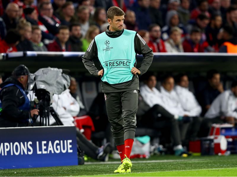 Thomas Müller has lost his form under Carlo Ancelotti. (Photo by Alexander Hassenstein/Bongarts/Getty Images)