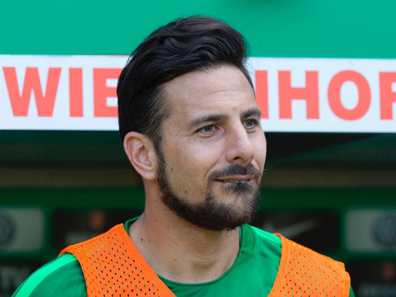 Claudio Pizarro did not feature often for Werder Bremen last season. (JOERG SARBACH/AFP/Getty Images)