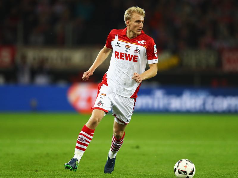 Frederick Sørensen is Köln's key player. (Photo by Dean Mouhtaropoulos/Bongarts/Getty Images)