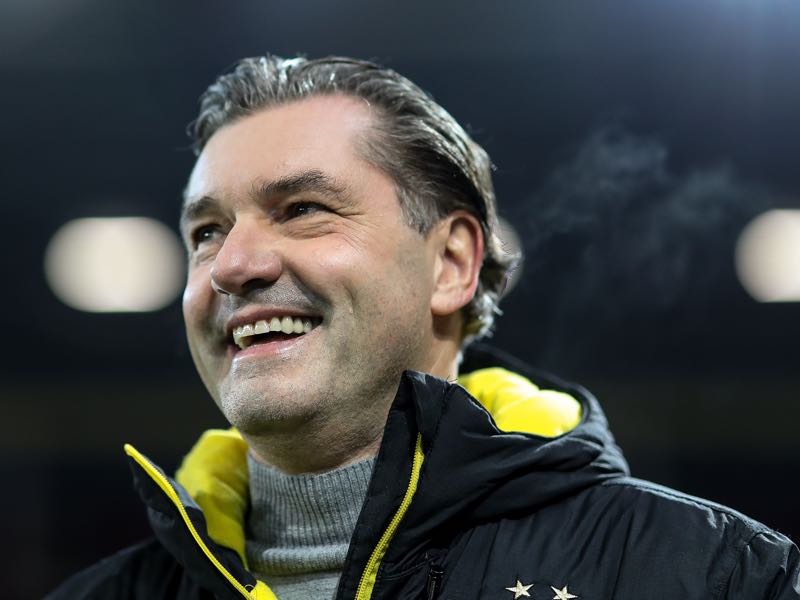 It now appears that Borussia Dortmund's sporting director Michael Zorc has won the race for Maximiliano Romero . (Photo by Simon Hofmann/Bongarts/Getty Images )