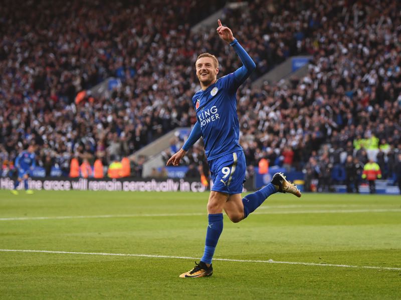 Jamie Vardy is Leicester's biggest star and will be an important player for the Three Lions on Friday. (Photo by Shaun Botterill/Getty Images)