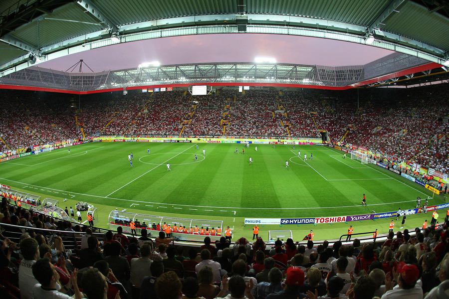 Kaiserslautern's Fritz-Walter Stadion hosted games during the 2006 FIFA World Cup. (VALERY HACHE/AFP/Getty Images)