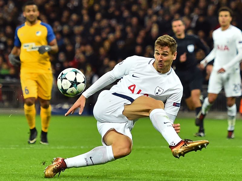 Tottenham v APOEL - Llorente was the player of the match.  (GLYN KIRK/AFP/Getty Images)