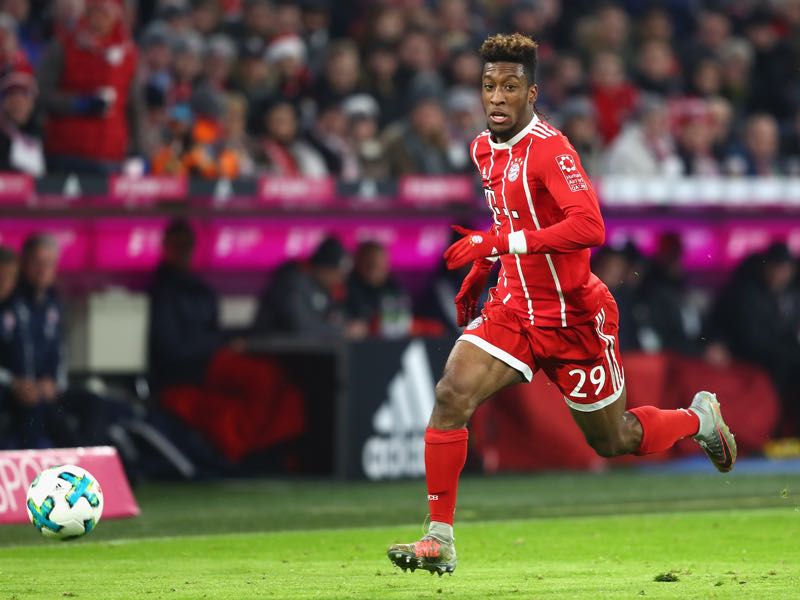 Kingsley Coman has been in excellent form in recent weeks. (Photo by Alexander Hassenstein/Bongarts/Getty Images)