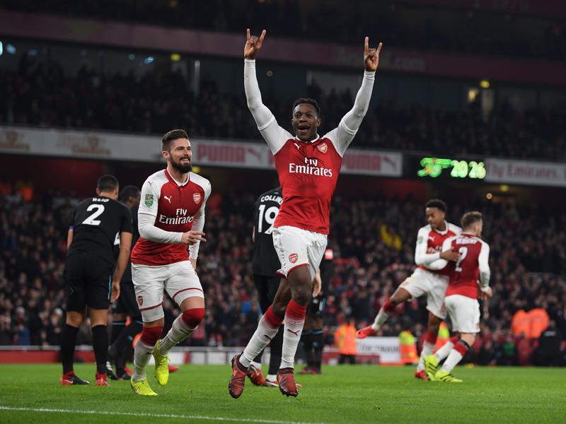 Danny Welbeck is expected to get a rare start for Arsenal. (Photo by Shaun Botterill/Getty Images)