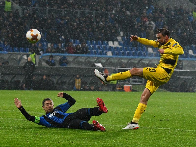 Atalanta vs Dortmund - Marcel Schmelzer was the difference maker on both ends of the pitch. (VINCENZO PINTO/AFP/Getty Images)