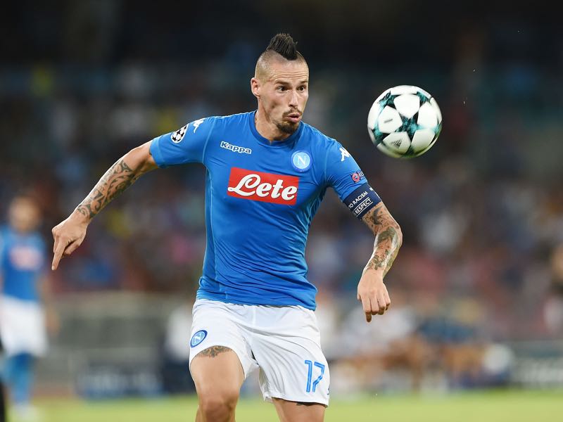 Marek Hamsik is on the best way to become a legend in Napoli. (Photo by Francesco Pecoraro/Getty Images)