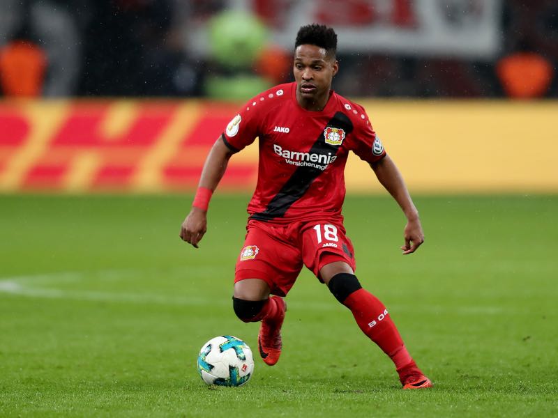 Bayer Leverkusen's Wendell has an eye on the 2018 FIFA World Cup. (Photo by Christof Koepsel/Bongarts/Getty Images)