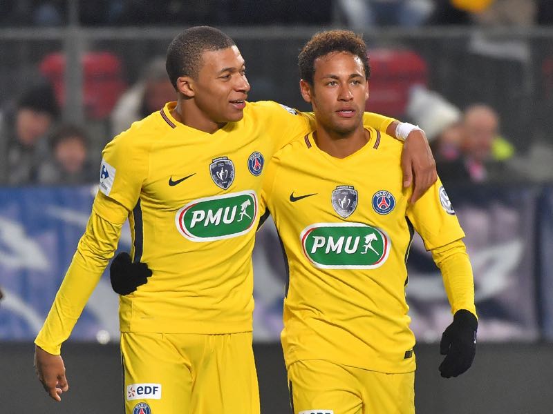 Signing Kylian Mbappé and Neymar meant there was no money left to strengthen other areas of the squad. (LOIC VENANCE/AFP/Getty Images)