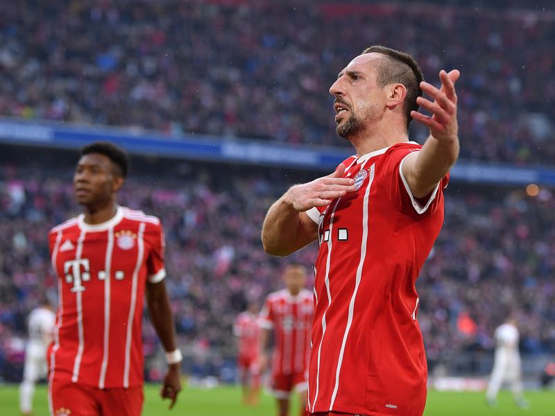 Bayern vs Hamburg - Frank Ribéry was the Futbolgrad Network player of the match. (Photo by Sebastian Widmann/Bongarts/Getty Images)