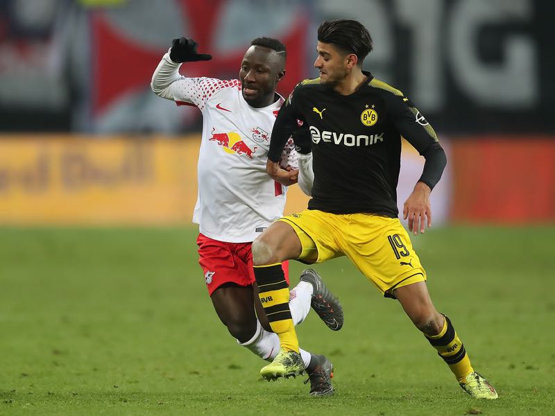 Leipzig vs Dortmund - Mahmoud Dahoud was the player of the match. (Photo by Boris Streubel/Bongarts/Getty Images)