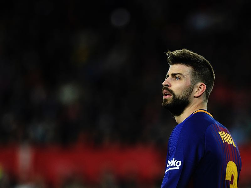 Barcelona v Roma - Pique was the Futbolgrad Network man of the match. (CRISTINA QUICLER/AFP/Getty Images)