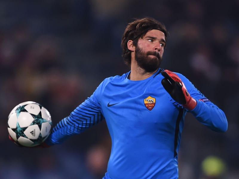 Alisson was added early on this transfer window by Liverpool. (FILIPPO MONTEFORTE/AFP/Getty Images)