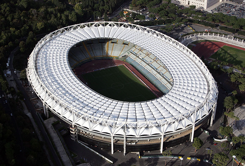 The Stadio Olympico will host Roma vs Liverpool on Wednesday night as the Champions League awaits its last finalist. (Photo by Gareth Cattermole/Getty Images)