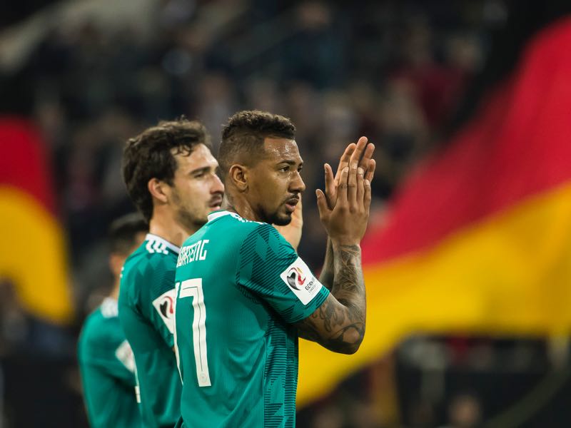 Mats Hummels (l.) and Jérôme Boateng (r.) will be key in Germany's defence (ODD ANDERSEN/AFP/Getty Images)