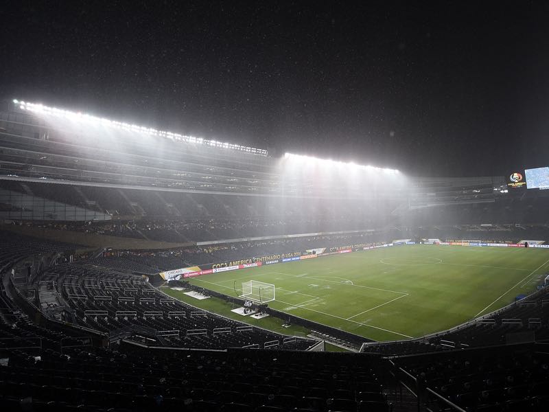 Manchester City vs Borussia Dortmund will take place at Soldier Field in Chicago (Photo by Stacy Revere/Getty Images)