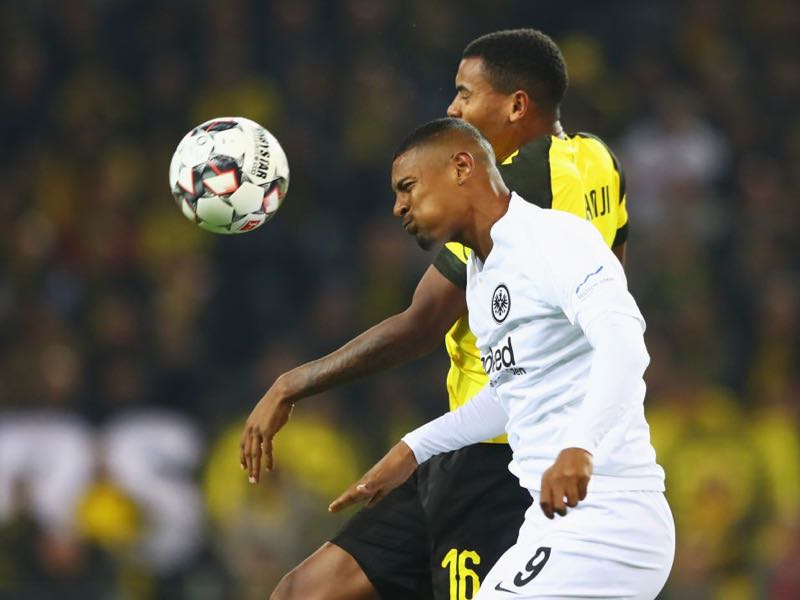 Borussia Dortmund v Eintracht Frankfurt - Sebastian Haller was a handful for BVB's defence (Photo by Martin Rose/Bongarts/Getty Images)