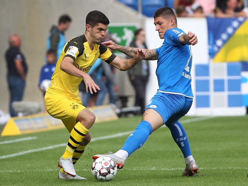 Hoffenheim v Borussia Dortmund - Christian Pulisic was excellent for Dortmund (DANIEL ROLAND/AFP/Getty Images)