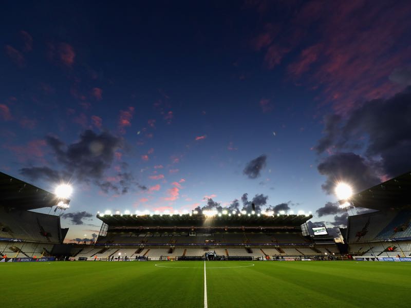 Brugge vs Borussia Dortmund will take place at the Jan Breydelstadion in Bruges, Belgium (Photo by Dean Mouhtaropoulos/Getty Images