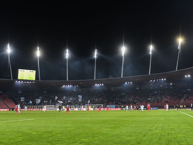 FC Zürich vs Bayer Leverkusen will take place at the Letzigrund in Zürich (Photo by Valeriano Di Domenico/Getty Images)