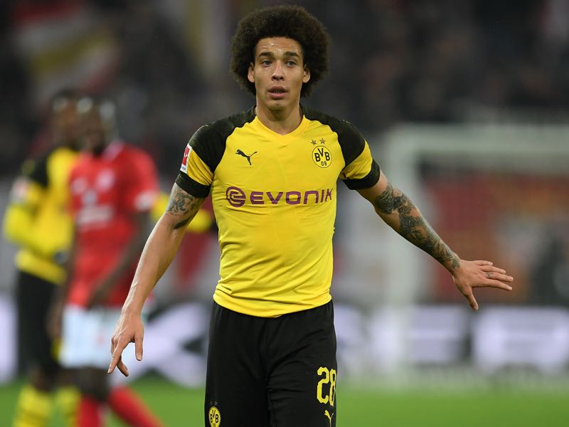 Schalke vs Borussia Dortmund - Axel Witsel will be Borussia Dortmund's key player (Photo by Matthias Hangst/Bongarts/Getty Images)