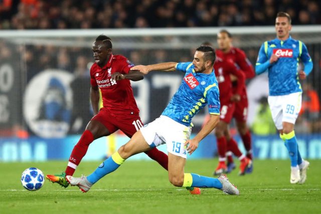 Sadio Mane - Liverpool vs Napoli