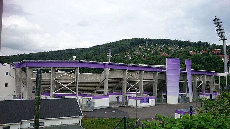 Erzgebirge Aue vs Dresden will take place at the Erzgebirgstadion in Aue (MAyo CC-BY-SA-4.0)