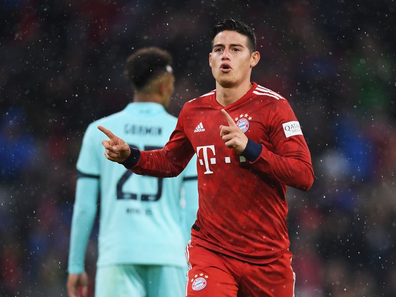 Bayern v Mainz - James Rodriguez was the man of the match (Photo by Christian Kaspar-Bartke/Bongarts/Getty Images)