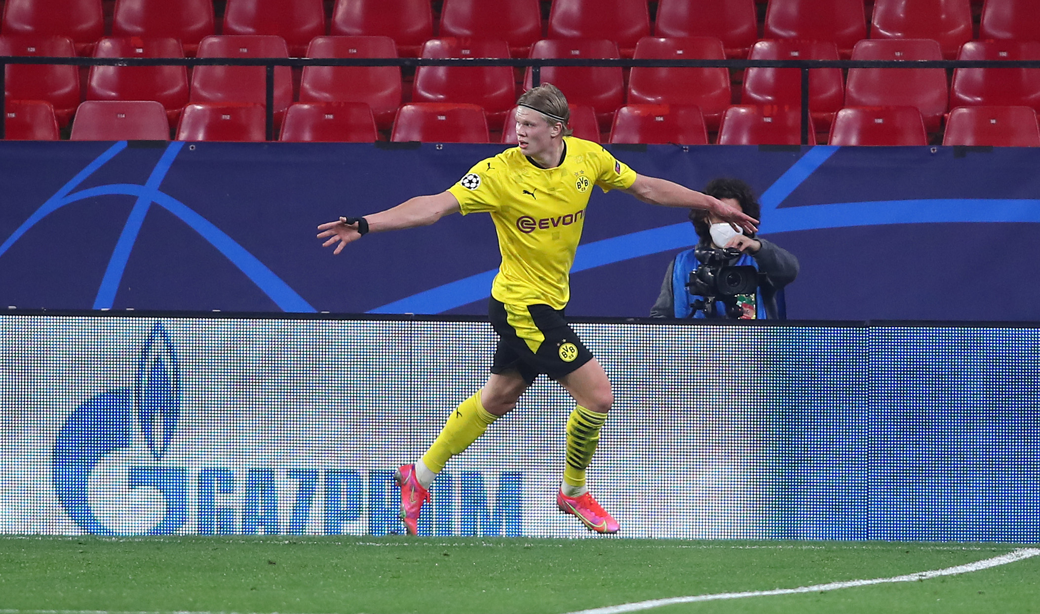 Erling Haaland - Sevilla vs Dortmund