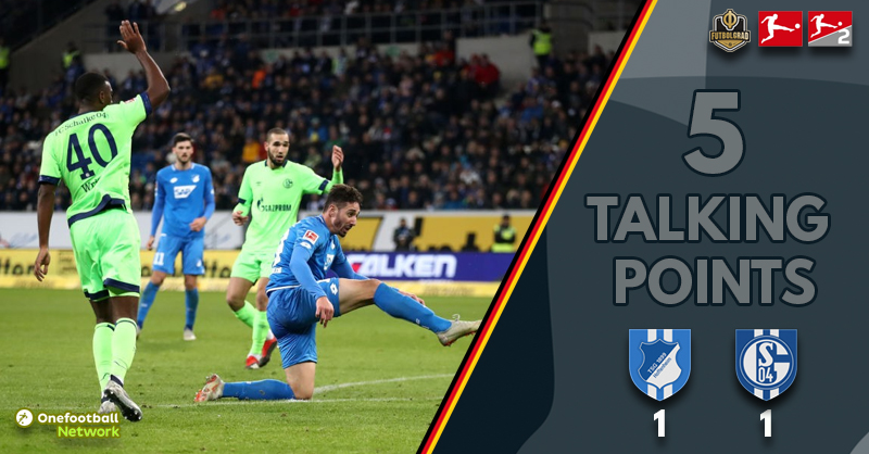 Penalty drama and an interesting tactical battle – Five Talking Points from Hoffenheim vs Schalke